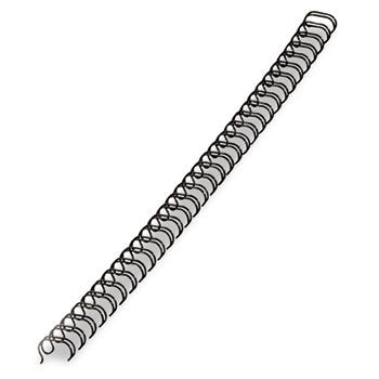 5255601 - Fellowes BINDING SPINES WIRE - BLACK 9/16IN 25PK