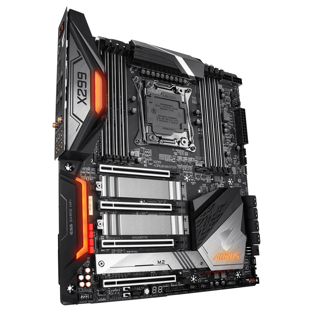 Gigabyte X299 AORUS MASTER (rev. 1.0) IntelÂ® X299 LGA 2066 (Socket R4) Extended ATX