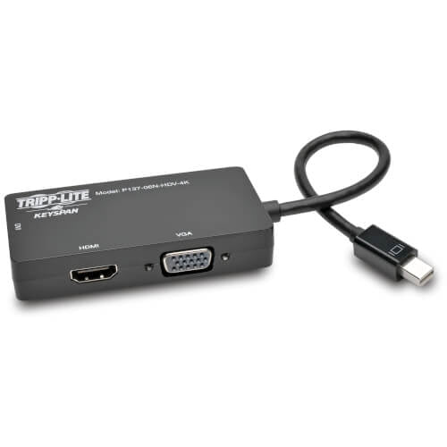 6IN MINI DISPLAYPORT TO VGA / DVI / HDMI ADAPTER CONVERTER 4KX 2K 6INCH