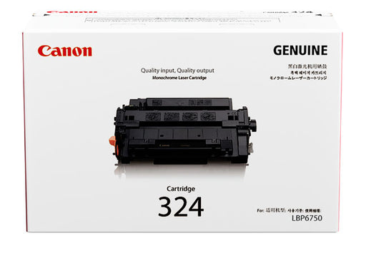 Canon BLACK, FULL YIELD: 6,000 SHEETS.COMPATIBLE CANON CRG-324BK (3481B003) TONER CART