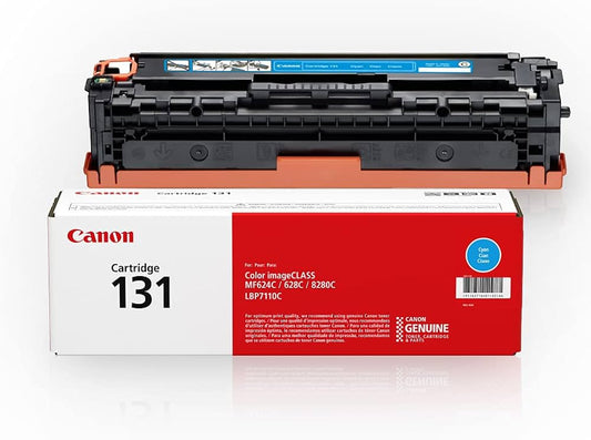 6271B001 - Canon CANON CARTRIDGE 131 CYAN TONER - FOR CANON IMAGECLASS MF624CW, MF628CW, MF8280CW