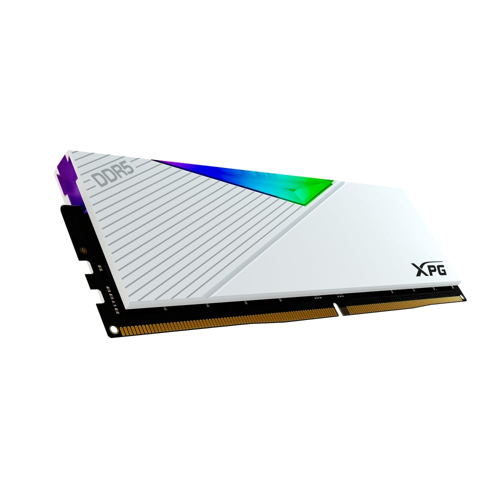 AX5U6400C3232G-DCLARWH - ADATA XPG Lancer RGB 64GB 2x32GB DDR5-6400 CL32 White Desktop Memory Kit
