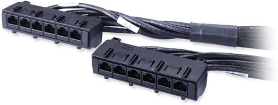 DDCC6023 - APC CAT6 UTP CMR 6XRJ-45 Data Distribution Cable