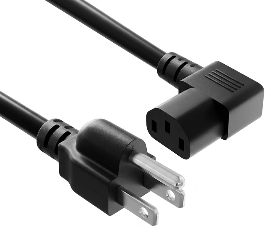 30POW-10W1-06215 - Nippon Labs 18 AWG Right Angle Standard Power Cord