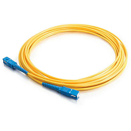 C2G 7m SC/SC Plenum-Rated Duplex 9/125 Single-Mode Fiber Patch Cable fiber optic cable 275.6" (7 m) Yellow