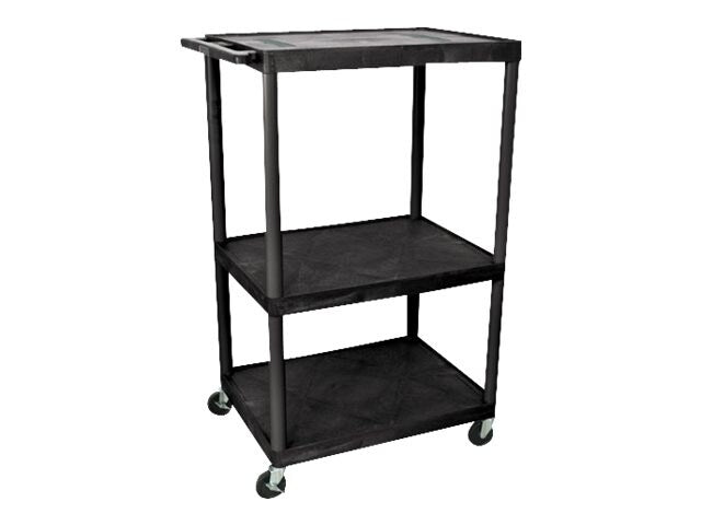 PIXMATE PLASTIC CART WITH REINFORCED TOP SHELF