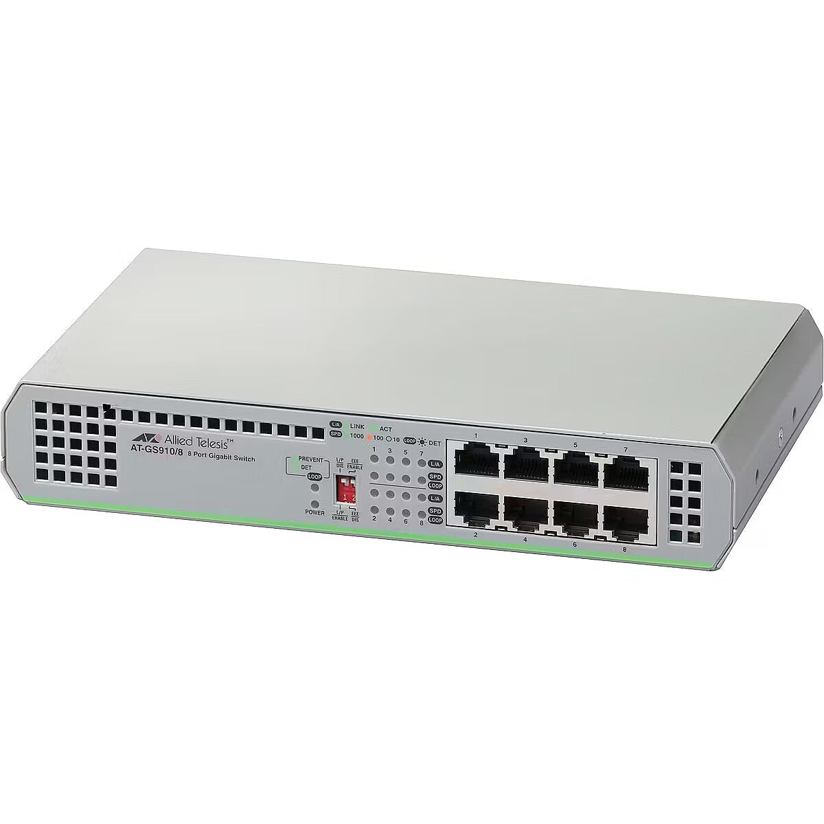 AT-GS910/8 - Allied Telesis Centercom 8 Ports Ethernet Switch