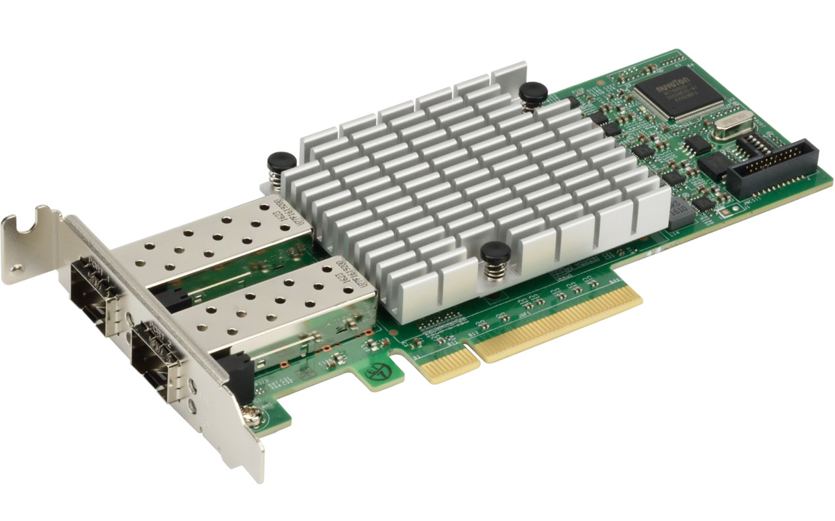 AOC-C25G-I2S-O - Supermicro Dual-Port 25GbE SFP28 PCIe Network Adapter