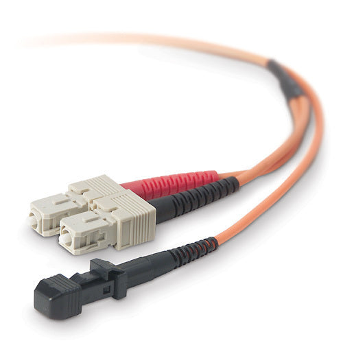 Belkin 62.5/125 Multimode, SC/MTRJ, 10.67 m. fiber optic cable 420.1" (10.7 m) MT-RJ OFC Orange