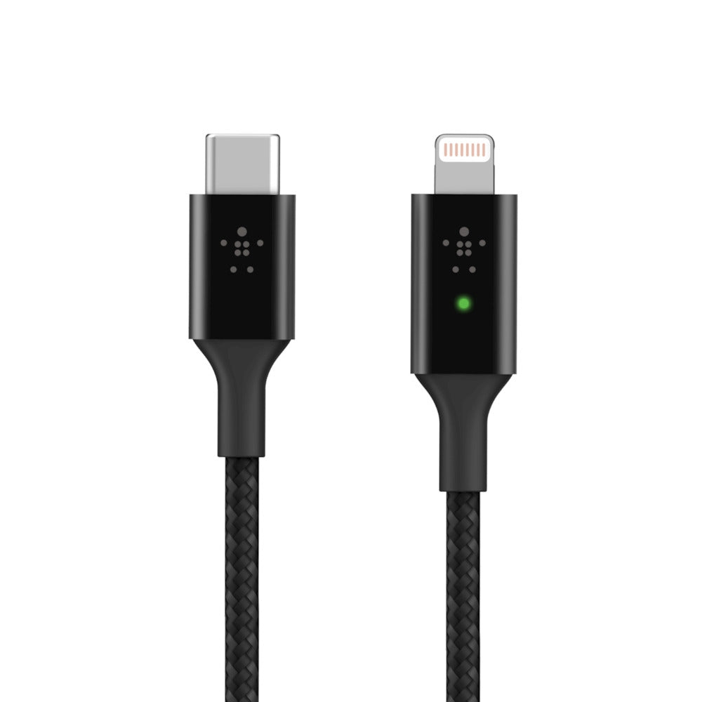 Belkin Smart LED USB-C to Lightning Black