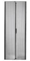 NETSHELTER SX 45U 750MM WIDE PERFORATED SPLIT DOORS BLACK