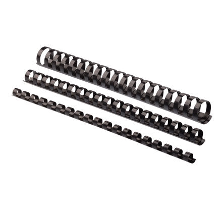 52328 - Fellowes BINDING COMBS PLASTIC - BLACK 1 INCH