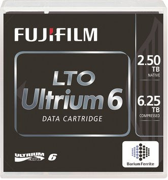 Fujifilm LTO Ultrium 6 tape Blank data tape 2500 GB 0.5" (1.27 cm)