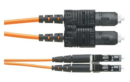 Panduit NKFP92ELLSSM006 fiber optic cable 236.2" (6 m) LC SC OS2 Orange