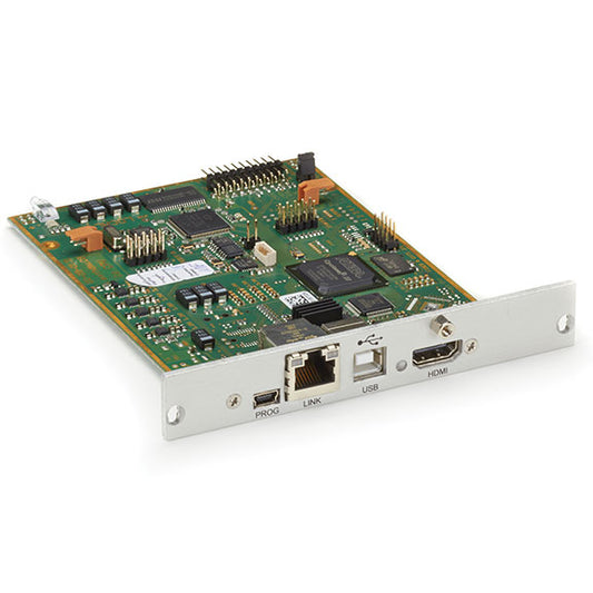 MODULAR KVM TRANSMITTER INTERFACE CARD - HDMI AND USB HID OVER FIBER WITH LOCAL