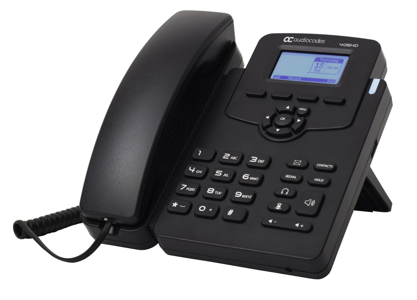 IP405HDEG - Audiocodes 405HD IP-PHONE POE GBE BLACK