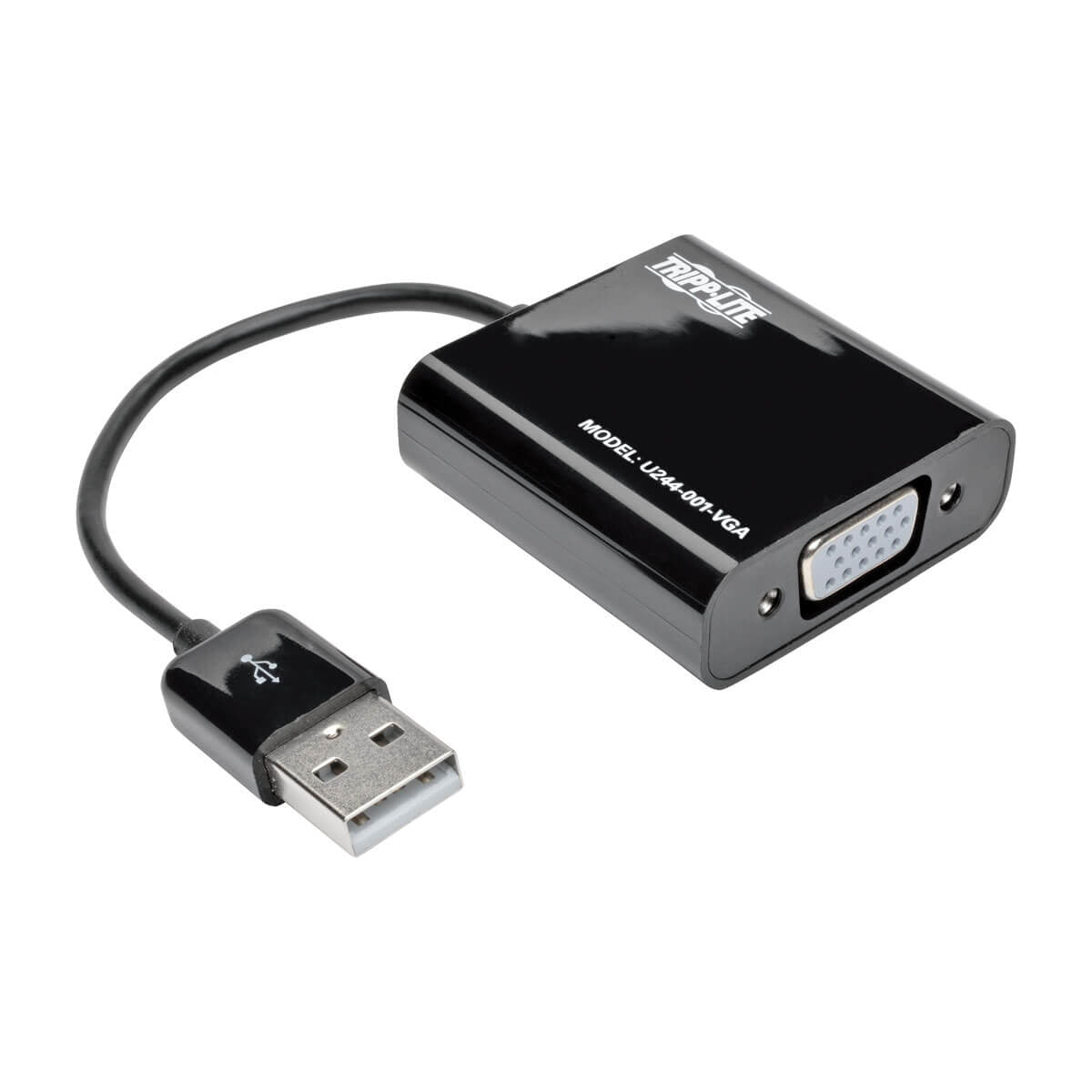 USB 2.0 TO VGA DUAL/MULTI-MONITOR EXTERNAL VIDEO GRAPHICS CARD ADAPTER W/BUILT-I