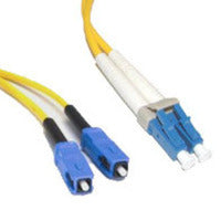 C2G 1m USA LC/SC Duplex 9/125 Single-Mode Fiber Patch Cable fiber optic cable 39.4" (1 m) Yellow