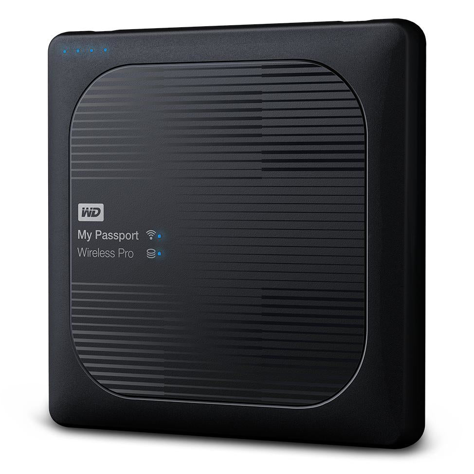 Western Digital My Passport Wireless Pro external hard drive Wi-Fi 4000 GB Black