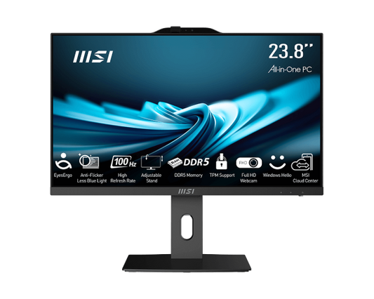 PAP242P14M641 - MSI PRO AP242P 14M-641US 23.8"All-in-One Computer i7-14700 32GB 1TB SSD W11P