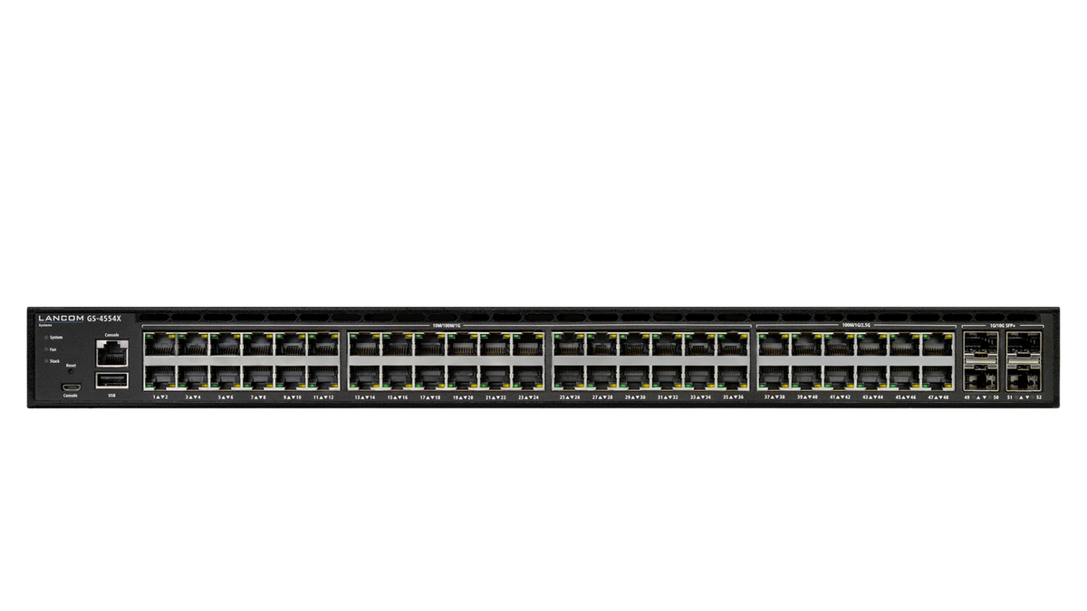 61870 - Lancom 48-Port Gigabit PoE+ Layer 3 Managed Switch