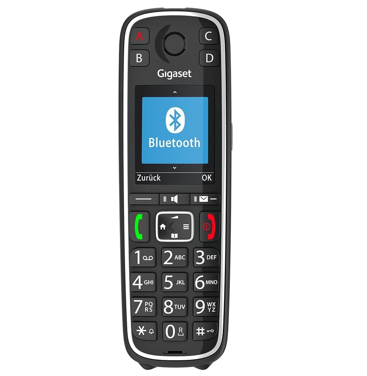 S30852-H2963-B101 - Gigaset E720HX DECT Cordless Handset 2.2-Inch Display Black