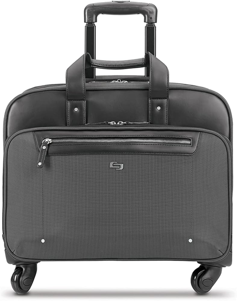 EXE35010 - Solo Gray Gramercy Travel Luggage Case Briefcase