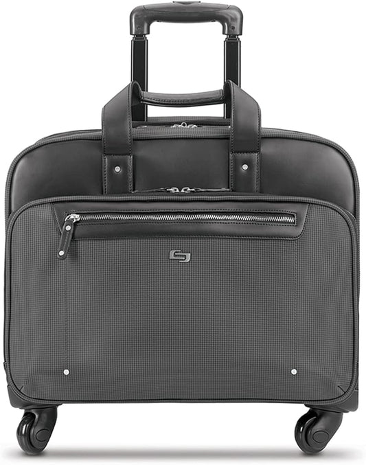EXE35010 - Solo Gray Gramercy Travel Luggage Case Briefcase