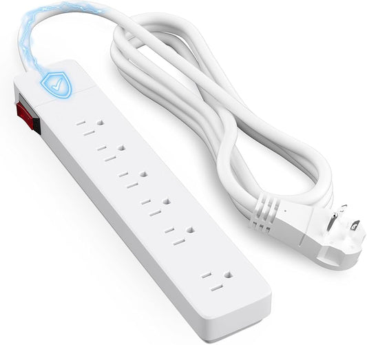 2059BL - Safco 3-outlets Power Strip Receptacle: 3 2 X Rj-45 8ft Cord