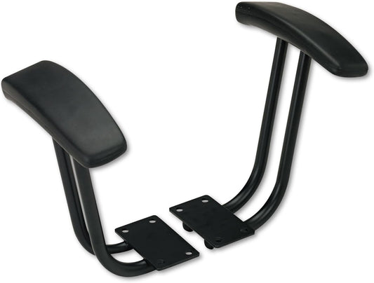 ALEIN49AKB10B - Alera Fixed T-Arms Interval Essentia Series Chairs Stools Black