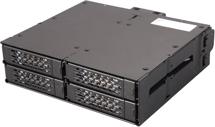 MB604SPO-B - Icy Dock 4-Bay 2.5-Inch SATA/SAS Hot-Swap Mobile Rack