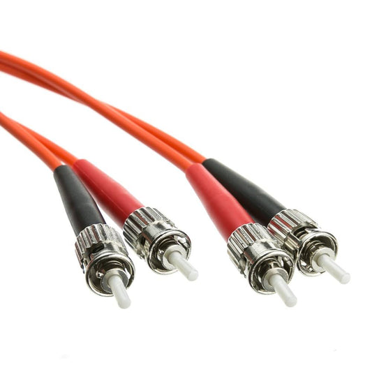 14538 - Legrand C2G 9M ST-ST 50/125 OM2 DUPLEX MULTIMODE PVC FIBER OPTIC CABLE (USA-MADE)