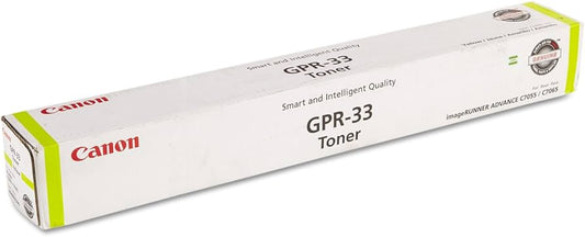 2804B003AA - Canon CANON GPR-33 YELLOW TONER CARTRIDGE FOR USE IN IR ADVANCE C7055 C7065 ESTIMATED