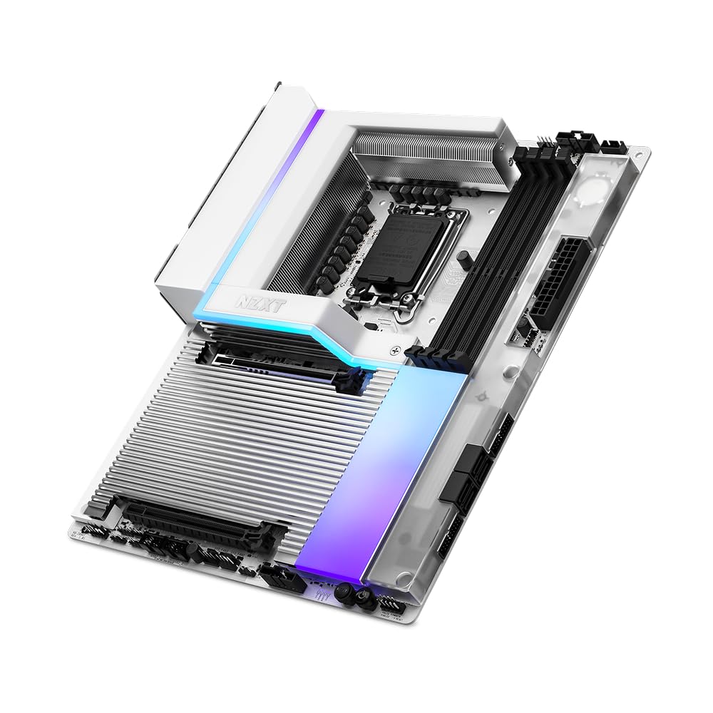 N9-Z89XT-W1 - NZXT N9 Z890 White Intel LGA1851 ATX WiFi 7 Motherboard