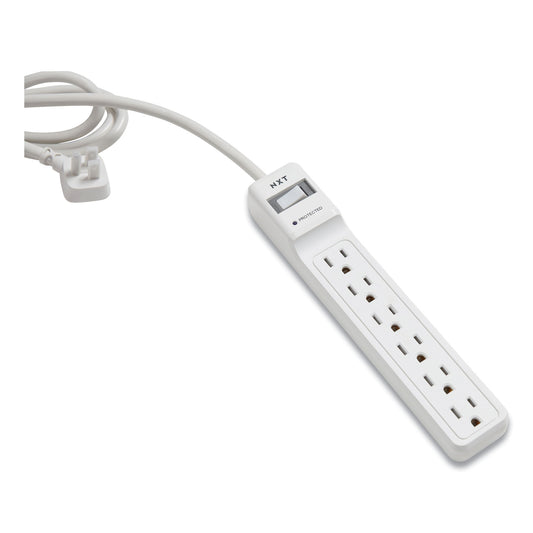NX54312 - NXT Surge Protector 6 AC Outlets 4ft Cord 600 J