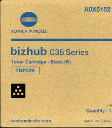 Konica Minolta KONICA TNP22K BLACK TONER