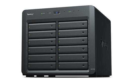 Synology DX1215II storage drive enclosure HDD/SSD enclosure Black 2.5/3.5"