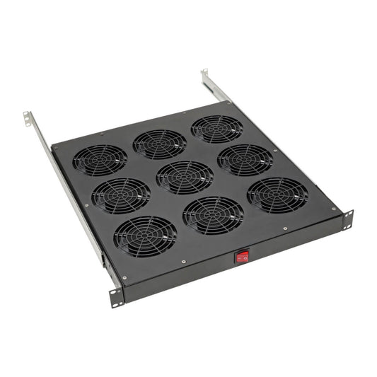 FAN TRAY FOR 19 IN. RACKS  1U, 9 120V HIGHPERFORMANCE FANS, 864 CFM, C14 INLET