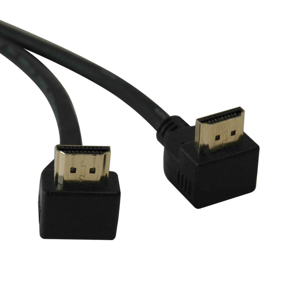 6FT HIGH SPEED HDMI CABLE DIGITAL VIDEO WITH AUDIO 2 RIGHT ANGLE CONNECTORS 4K X