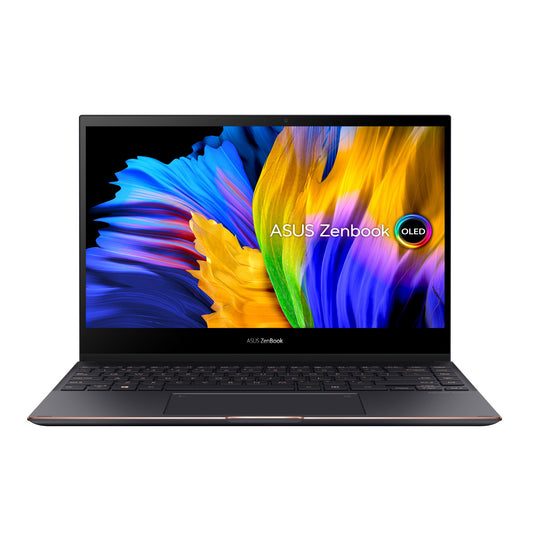 ASUS ZenBook Flip S13 OLED UX371EA-XB76T notebook i7-1165G7 Hybrid (2-in-1) 13.3" Touchscreen 4K Ultra HD IntelÂ® Coreâ„¢ i7 16 GB LPDDR4x-SDRAM 1000 GB SSD Wi-Fi 6 (802.11ax) Windows 10 Pro Black