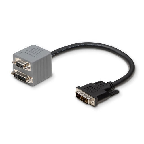 Belkin 0.3m DVI/(DVI+VGA) 11.8" (0.3 m) DVI-I VGA + DVI-D Black