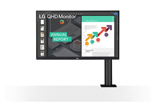 27 LG MONITOR, 2560X1440, IPS, USB-C, HDMI 2.0 (2), DISPLAY PORT, USB 3.0 (2 DOW