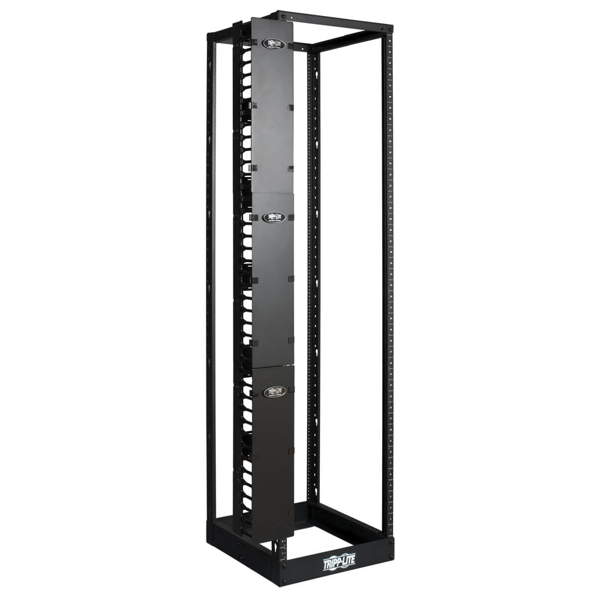 OPEN FRAME RACK 6FT VERTICAL CABLE MANAGER 6IN WIDE