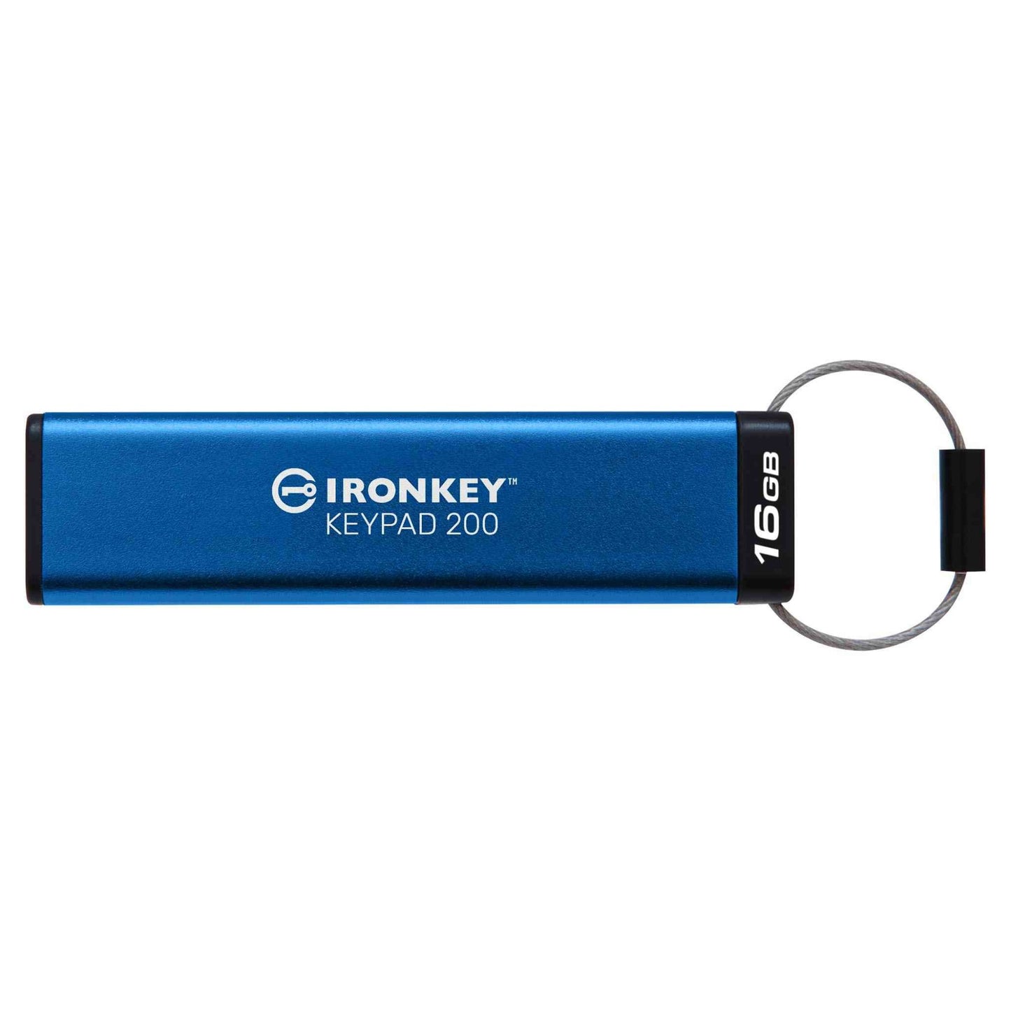 Kingston Technology IronKey Keypad 200 USB flash drive 16 GB USB Type-A 3.2 Gen 1 (3.1 Gen 1) Blue