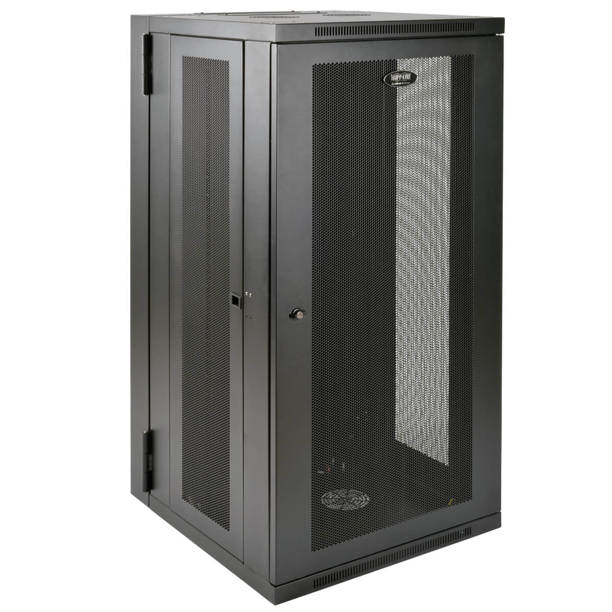 26U WALL MOUNT RACK ENCLOSURE SERVER CABINET SWINGING HINGED DOOR DEEP