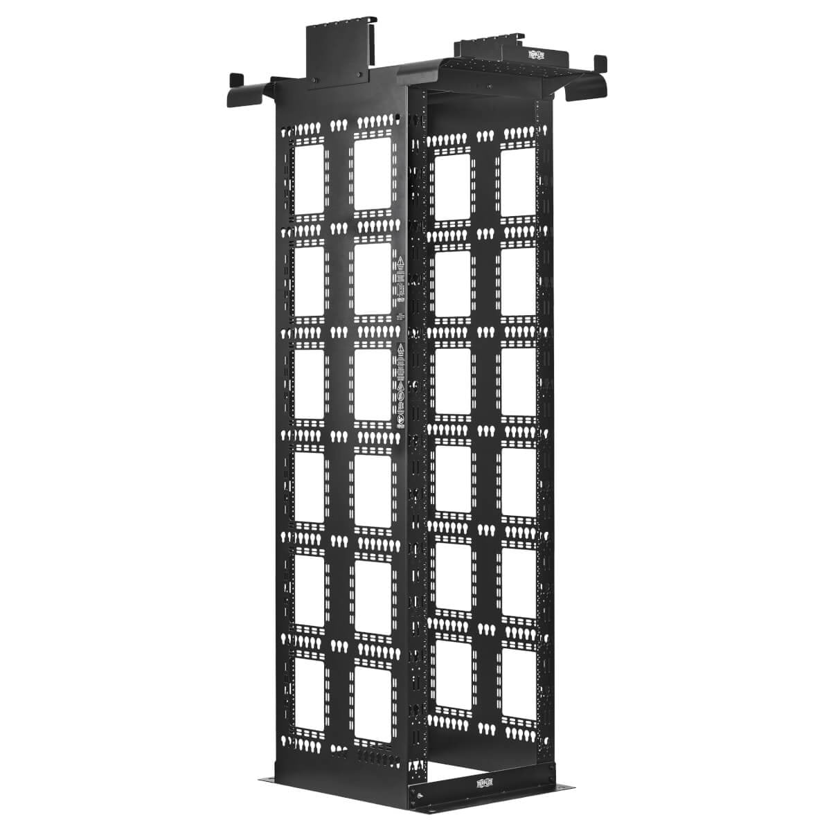 45U SMARTRACK 2-POST OPEN FRAME 24 DEEP HEAVY DUTY RACK, 2000 LBS (907.2 KGS) CA