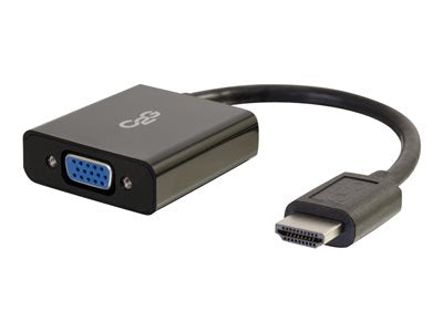 41350 - C2G HDMI TO VGA ADAPTER CONVERTER DONGLE MALE TO FEMALE BLACK-EASILY CONNECT