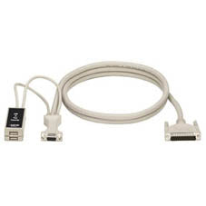 KVM USER CABLE - DB25, VGA, USB, 5-FT. (1.5-M), GSA, TAA