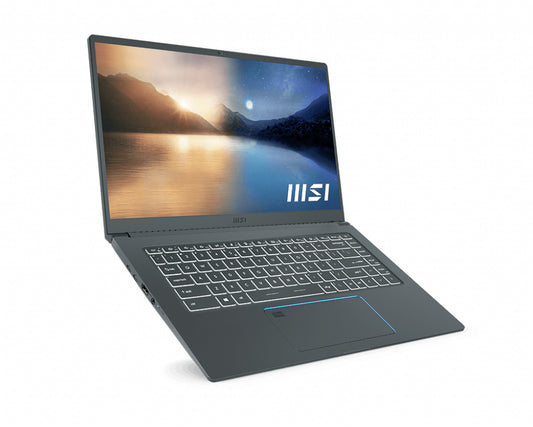 MSI Prestige 15 A11SC-045 i7-1195G7 Notebook 15.6" 4K Ultra HD IntelÂ® Coreâ„¢ i7 32 GB DDR4-SDRAM 1000 GB SSD NVIDIAÂ® GeForceÂ® GTX 1650 Max-Q Wi-Fi 6 (802.11ax) Windows 10 Pro Gray