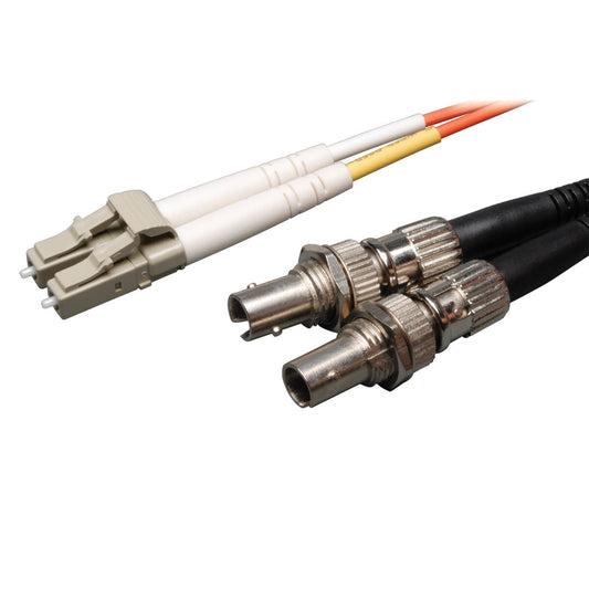 N457-001-50 - Tripp Lite 0.3M DUPLEX MULTIMODE FIBER OPTIC 50/125 ADAPTER LC/ST M/F 1FT 0.3 METER